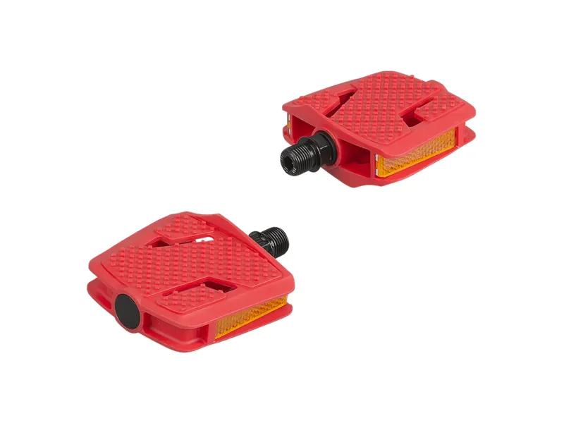 Trek Kid's Platform Small Pedal Set - 9/16 Inch - Viper Red